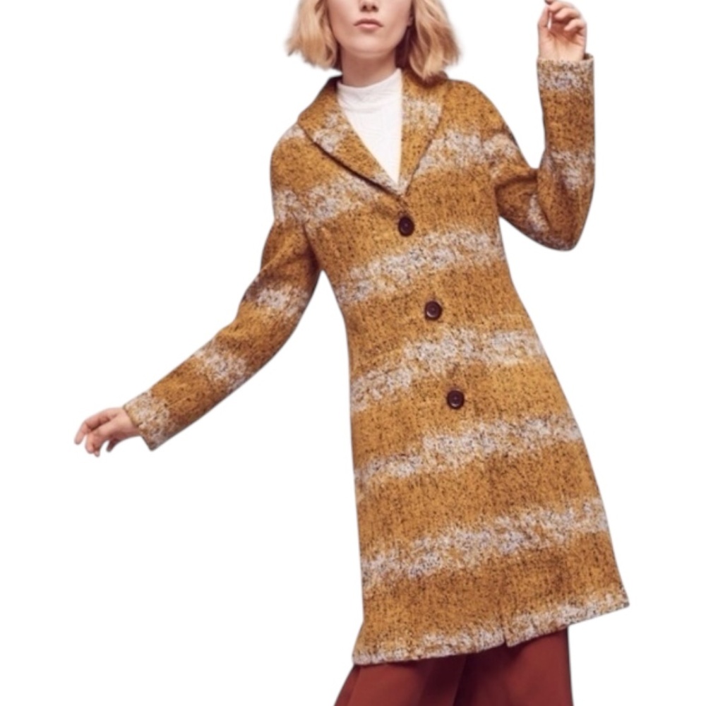 Anthropology Tabitha harvest sweater coat. Wool blend. Sz M